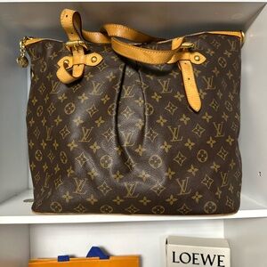 Louis Vuitton Brown Palermo Monogram Tote Bag